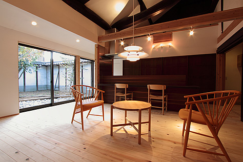 杉（すぎ）無垢フローリング　施工写真