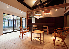 杉（すぎ）無垢フローリング　施工写真