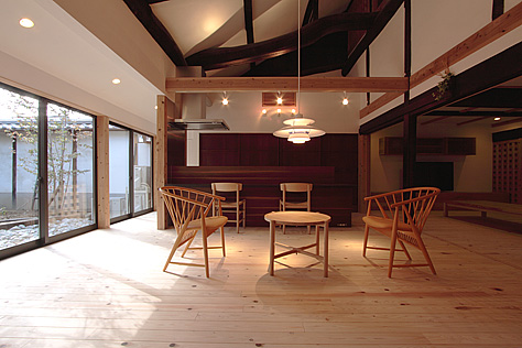 杉（すぎ）無垢フローリング　施工写真