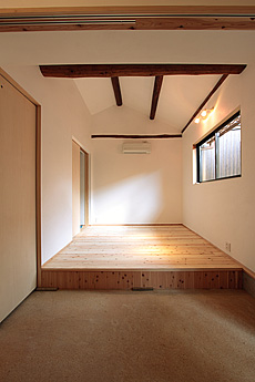 杉（すぎ）無垢フローリング　施工写真