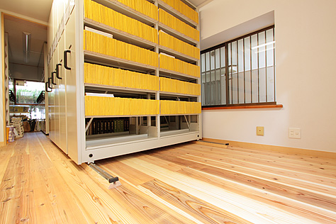 杉（すぎ）無垢フローリング　施工写真