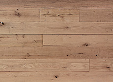 写真：ヴィンテージ オーク ホワイト　無垢フローリング（裏面）