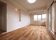 鬼くるみ（ウォールナット） 無垢フローリング　施工写真