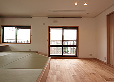 鬼くるみ（ウォールナット） 無垢フローリング　施工写真