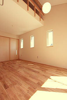 鬼くるみ（ウォールナット） 無垢フローリング　施工写真