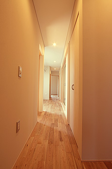 鬼くるみ（ウォールナット） 無垢フローリング　施工写真