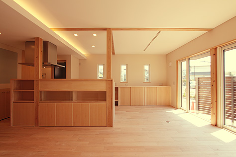 鬼くるみ（ウォールナット） 無垢フローリング　施工写真