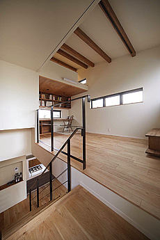 鬼くるみ（ウォールナット） 無垢フローリング　施工写真