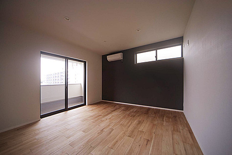 鬼くるみ（ウォールナット） 無垢フローリング　施工写真