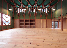 南部赤松（ナンブアカマツ）無垢フローリング　施工写真