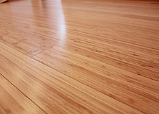 竹（バンブー）無垢フローリング　施工写真