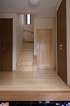 竹（バンブー）無垢フローリング　施工写真