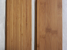 竹フローリング（左：縦貼　右：横貼）