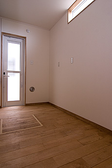 樺（カバ/バーチ）無垢フローリング　施工写真