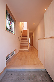 樺（カバ/バーチ）無垢フローリング　施工写真