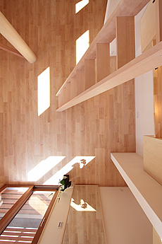 樺（カバ/バーチ）無垢フローリング　施工写真