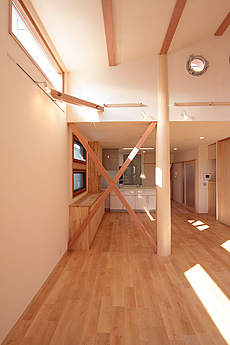 樺（カバ/バーチ）無垢フローリング　施工写真