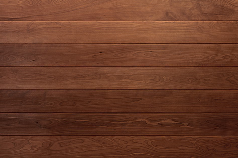 写真：ブラウン バーチ 無垢フローリング