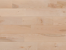 写真：バーチ（カバ）　フローリング　無塗装・節あり・UNI