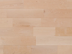 写真：バーチ（カバ）　フローリング　無塗装・小節・UNI