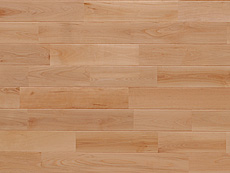 写真：バーチ（カバ）　フローリング　エコウレタン塗装・小節・UNI