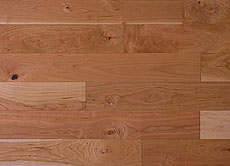 写真：ブラックチェリー　無垢フローリング　自然OIL WAX塗装・一枚物・節あり