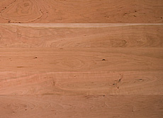 写真：ブラックチェリー　無垢フローリング　無塗装・小節・一枚物