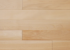 写真：無塗装品（国産ブナ無垢フローリング）