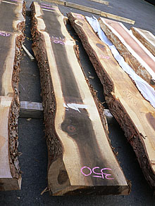 写真：杉（すぎ）耳付板