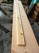 米松（ダグラスファー）幅広フローリングと桧フローリング