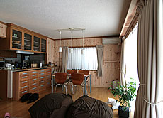 桧（ひのき）　無垢羽目板　施工写真