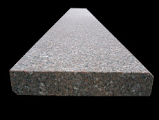 写真：御影石框材　バーナー仕上げ