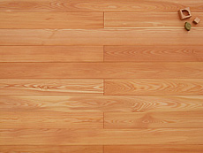 写真：唐松 無垢フローリング（一枚物） 施工イメージ