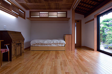 唐松（カラマツ・ラーチ） 床暖房対応 無垢フローリング 施工写真