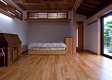 唐松（カラマツ・ラーチ） 床暖房対応 無垢フローリング 施工写真