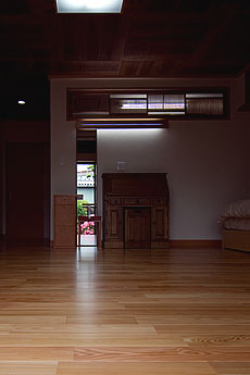 唐松（カラマツ・ラーチ） 床暖房対応 無垢フローリング 施工写真