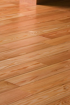 唐松（カラマツ・ラーチ） 床暖房対応 無垢フローリング 施工写真