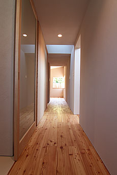 唐松（カラマツ・ラーチ）無垢フローリング　施工写真