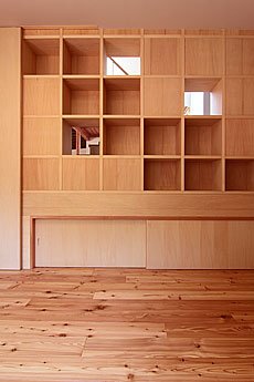 唐松（カラマツ・ラーチ）無垢フローリング　施工写真