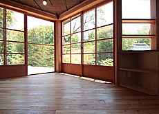 唐松（カラマツ・ラーチ）無垢フローリング　施工写真