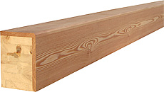 写真：唐松（カラマツ）上框（集成厚単板貼り）