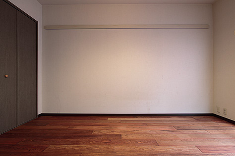 花梨（カリン）　無垢フローリング　施工写真