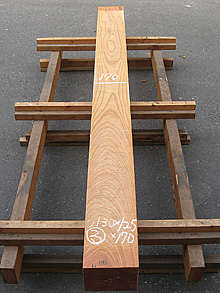 写真：欅（ケヤキ）框材