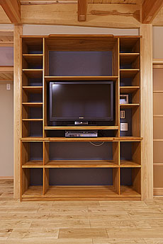 国産 栗（くり） 無垢フローリング　施工写真