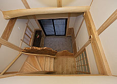 国産 栗（くり） 無垢フローリング　施工写真