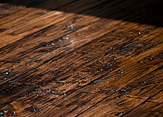 写真：アンティーク調 栗（くり） 無垢フローリング