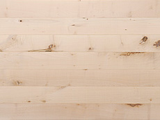 写真：ヨーロピアン・メープル（シカモア）　無垢フローリング　無塗装・一枚物・節あり