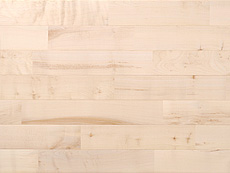 写真：ヨーロピアン・メープル（シカモア）　無垢フローリング　無塗装・UNI・小節