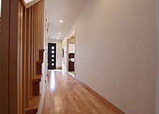 カエデ（メープル）床暖房対応 無垢フローリング　施工写真