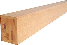 写真：イタヤ楓（カエデ）上框（集成厚単板貼り）